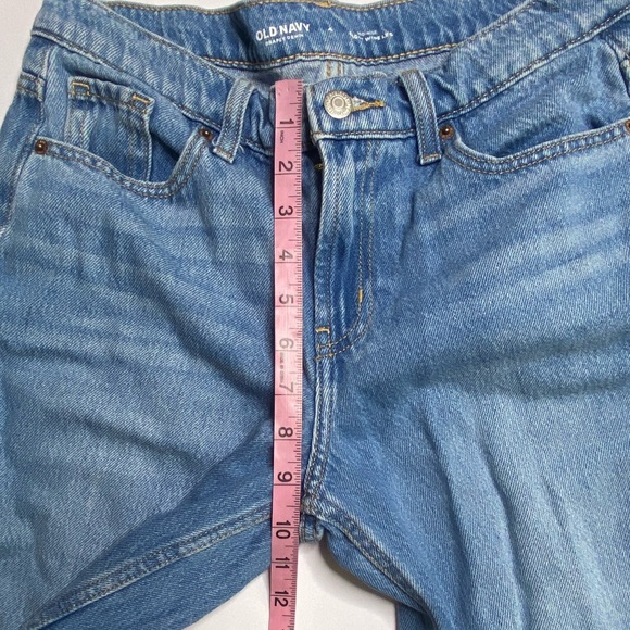 Old Navy Drapey Denim Baggy Wide Leg Jeans Size 4 - Picture 7 of 10